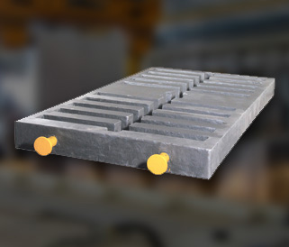Cast iron Bottom Plate Ingot Mould - Deepak Technocast